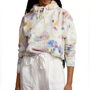 Ralph Lauren, Watercolor Print Hoodie, NWT